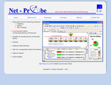 Tablet Screenshot of net-probe.com